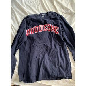 Duquesne University Blue T-shirt Medium Clean and Smoke Home